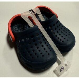Joybees Casual Slip-On Sandal Navy Blue Fits Size 6